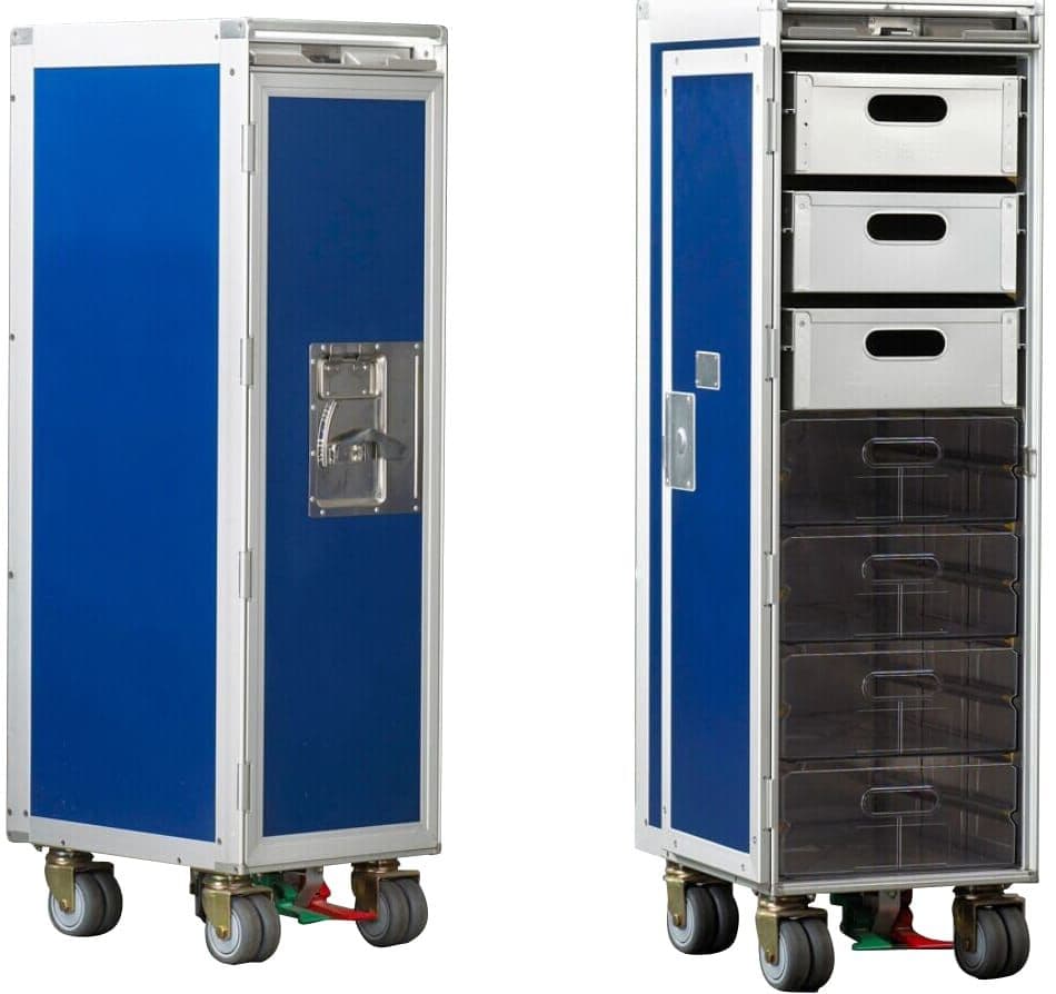 Atlas Trolley Cart & Waste Cart — inflight catering equipment by Aeroservey