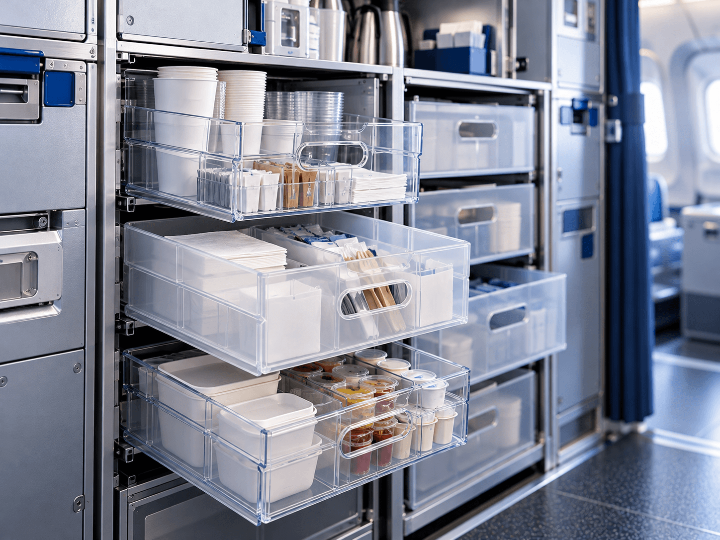 Galley Storage System — Aeroservey inflight application